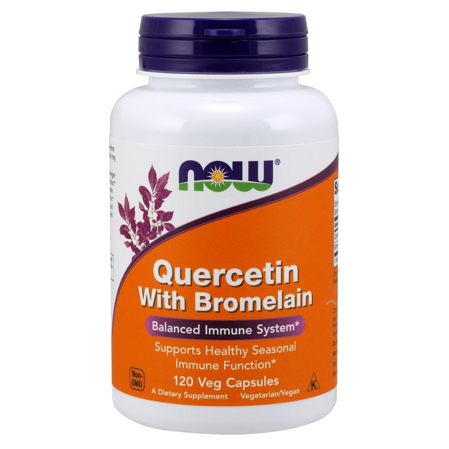 NOW Foods Quercetin with Bromelain - 120 vcaps