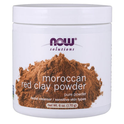 NOW Foods Red Clay Powder Moroccan - 170g