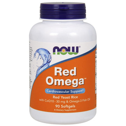 NOW Foods Red Omega (Red Yeast Rice) - 90 softgels