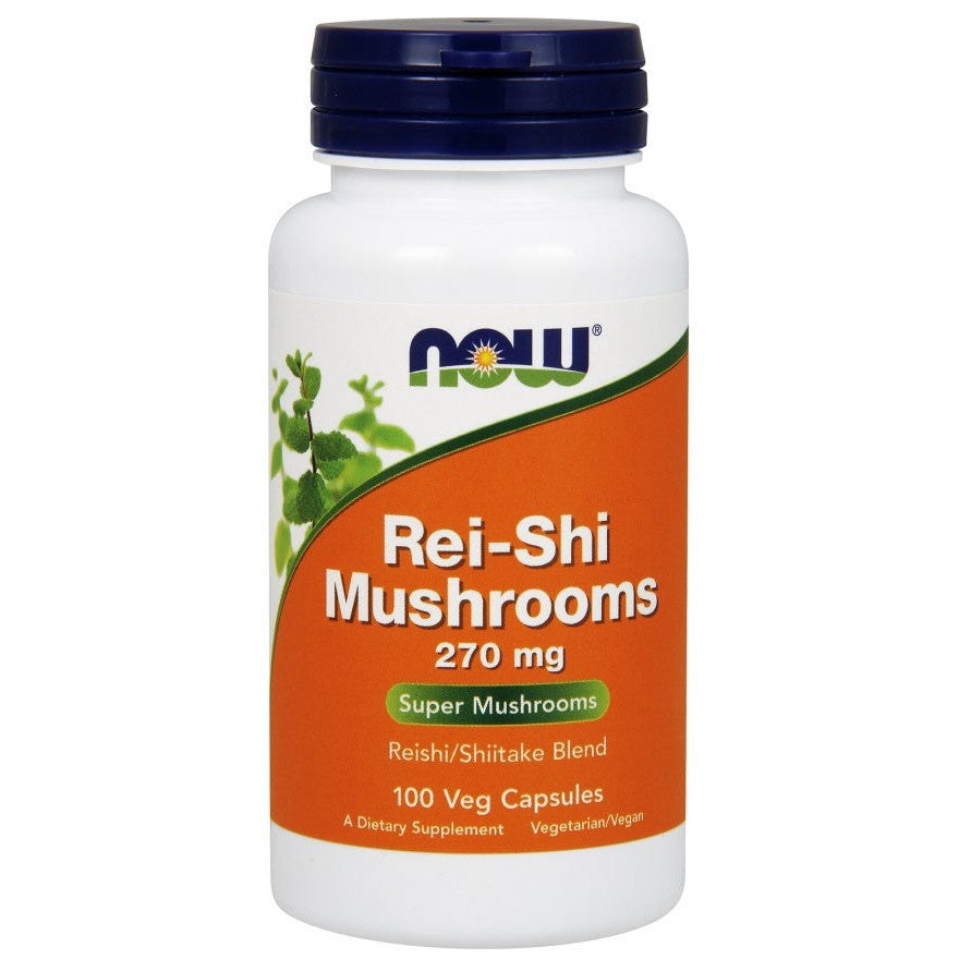 NOW Foods Rei-Shi Mushrooms, 270mg - 100 vcaps