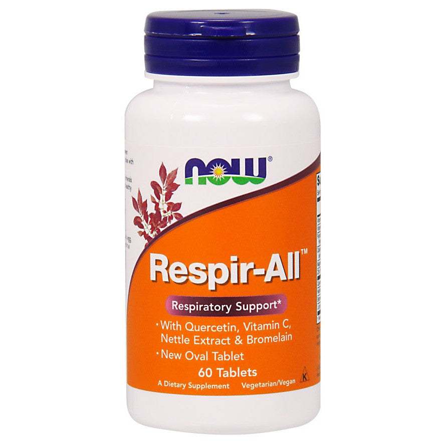 NOW Foods Respir-All, Allergy - 60 tablets