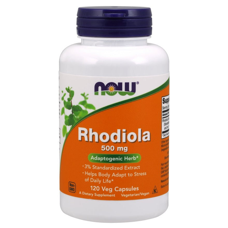 NOW Foods Rhodiola, 500mg - 120 vcaps