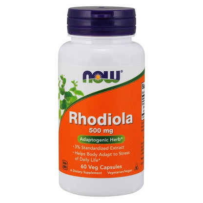 NOW Foods Rhodiola, 500mg - 60 vcaps