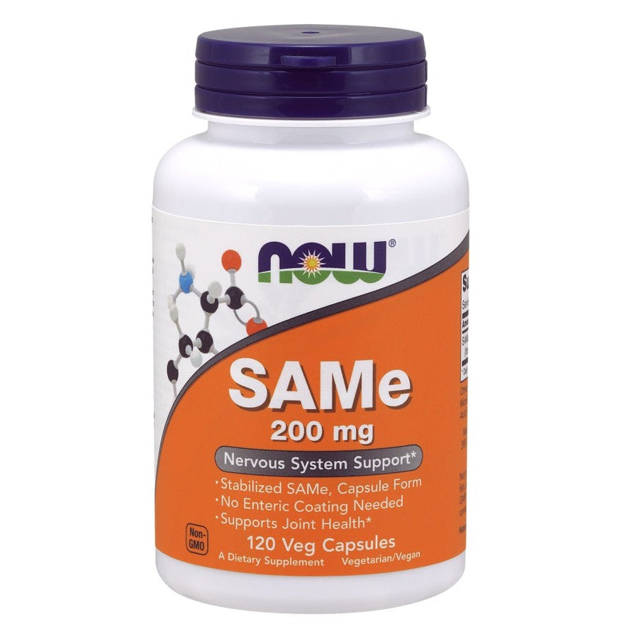 NOW Foods SAMe, 200mg - 120 vcaps