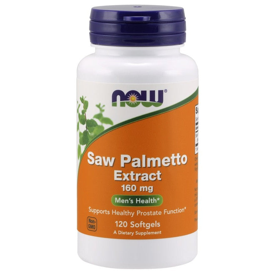 NOW Foods Saw Palmetto Extract, 160mg - 120 softgels