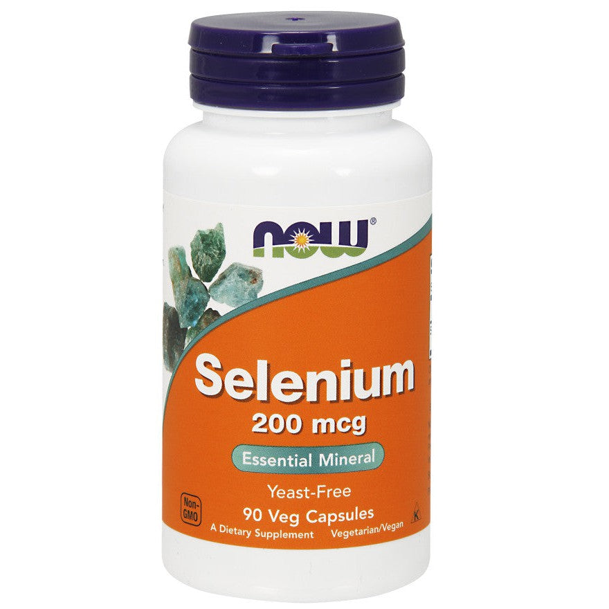 NOW Foods Selenium, 200mcg - 90 vcaps