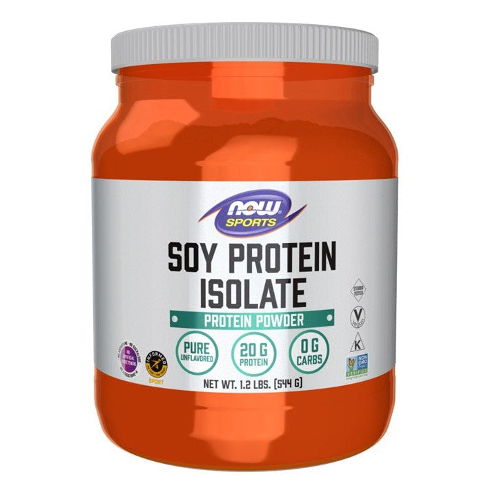 NOW Foods Soy Protein Isolate, Unflavored - 544g