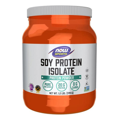 NOW Foods Soy Protein Isolate, Unflavored - 544g