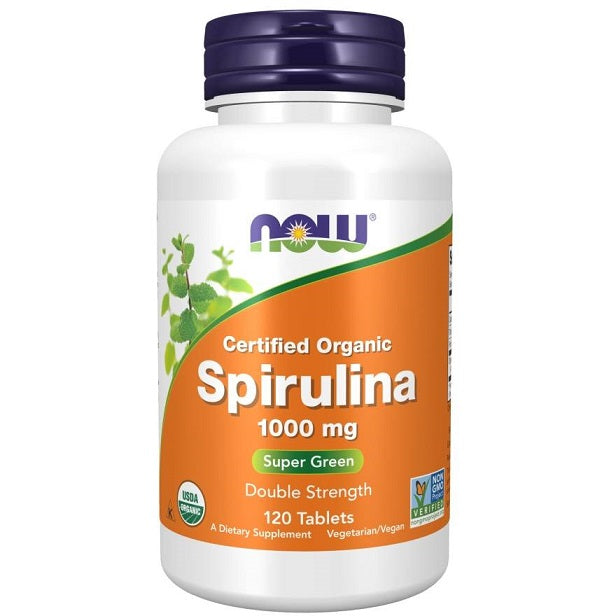 NOW Foods Spirulina, 1000mg - 120 tabs