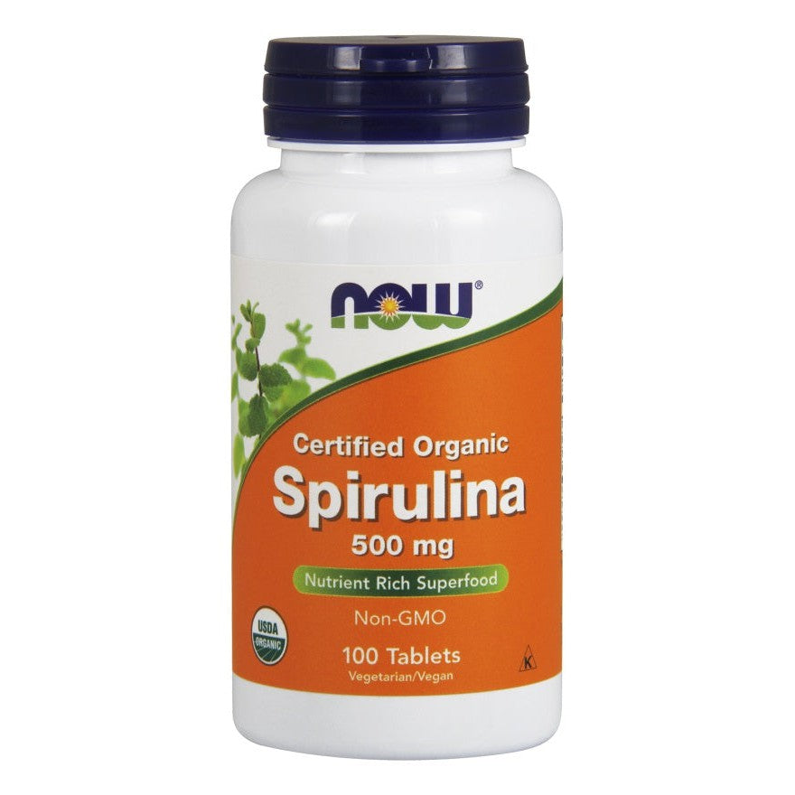 NOW Foods Spirulina, 500mg - 100 tabs