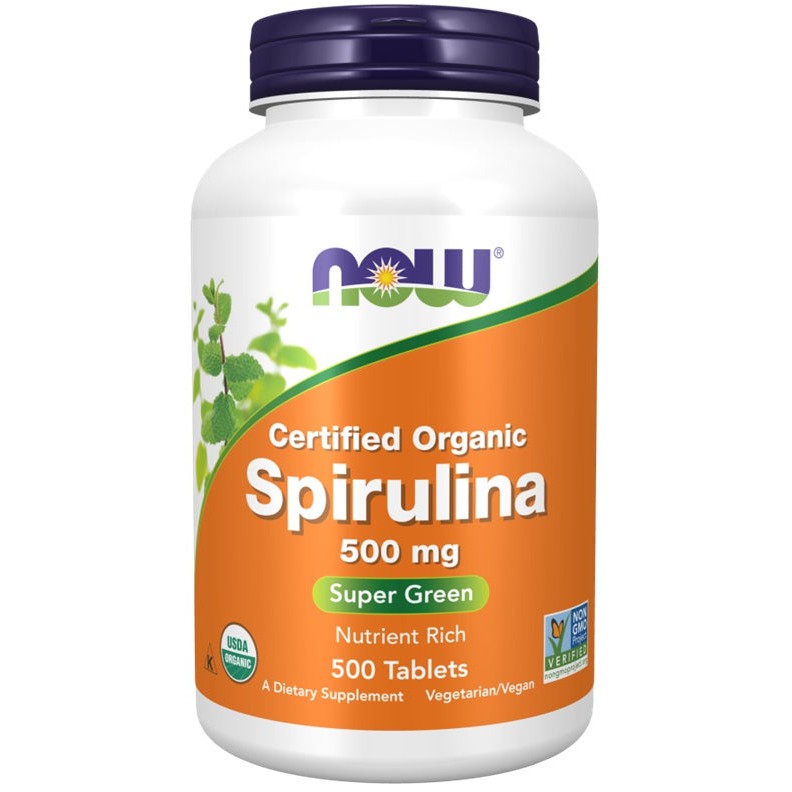 NOW Foods Spirulina, 500mg - 500 tabs