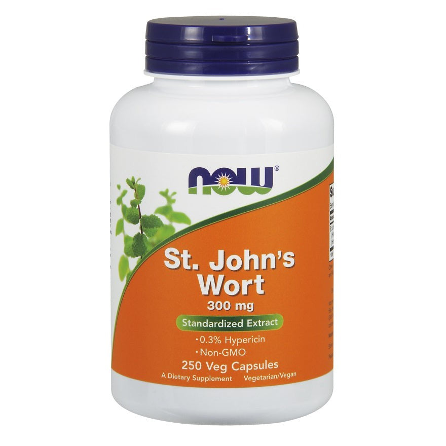 NOW Foods St. John's Wort, 300mg - 250 vcaps