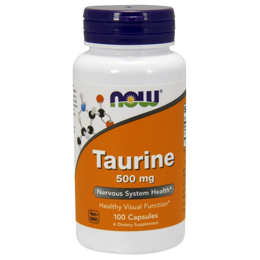 NOW Foods Taurine, 500mg - 100 caps