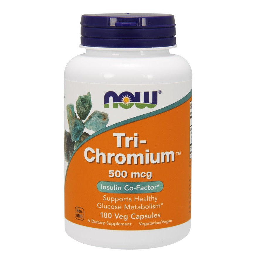 NOW Foods Tri-Chromium, 500mcg - 180 vcaps