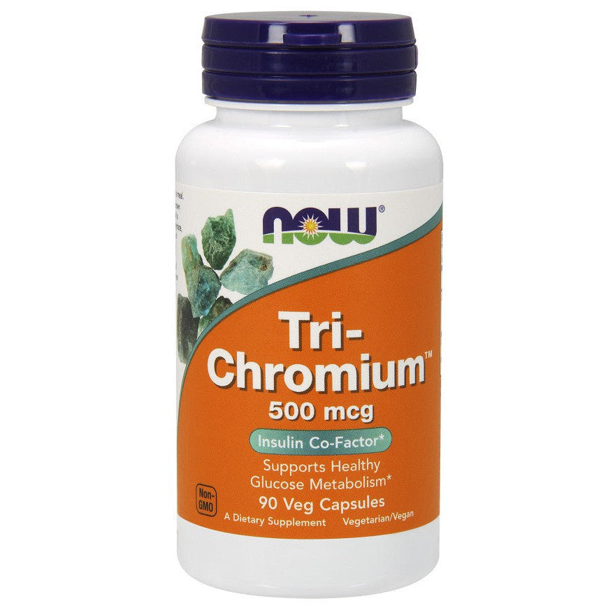 NOW Foods Tri-Chromium, 500mcg - 90 vcaps