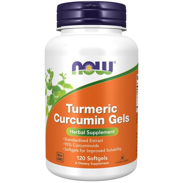 NOW Foods Turmeric Curcumin - 120 softgels