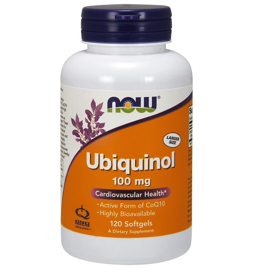 NOW Foods Ubiquinol, 100mg - 120 softgels