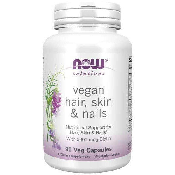 NOW Foods Vegan Hair, Skin & Nails - 90 vcaps