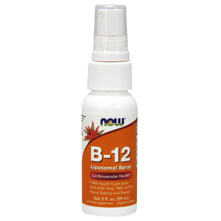 NOW Foods Vitamin B-12, Liposomal Spray - 59 ml.