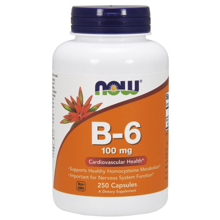 NOW Foods Vitamin B-6, 100mg - 250 caps