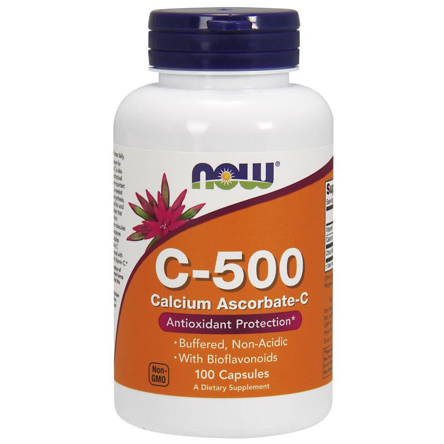 NOW Foods Vitamin C-500 Calcium Ascorbate-C - 100 caps