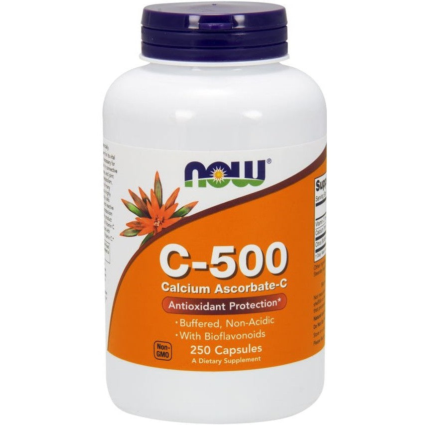 NOW Foods Vitamin C-500 Calcium Ascorbate-C - 250 caps