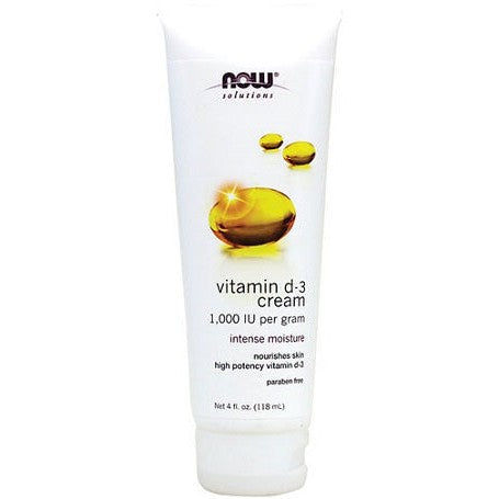 NOW Foods Vitamin D-3 Cream - 118 ml.