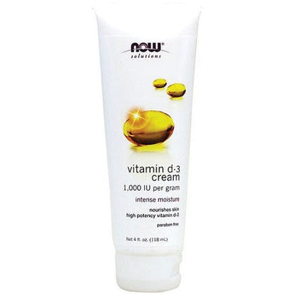NOW Foods Vitamin D-3 Cream - 118 ml.
