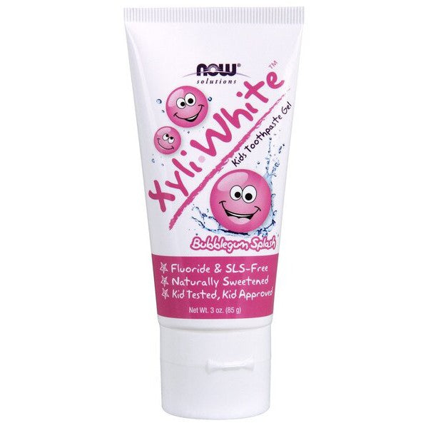 NOW Foods XyliWhite Kids, Bubblegum Splash - 85g