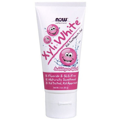 NOW Foods XyliWhite Kids, Bubblegum Splash - 85g