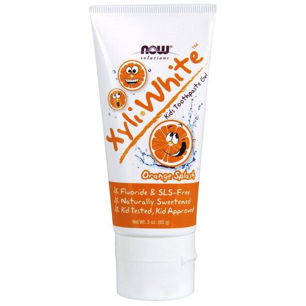 NOW Foods XyliWhite Kids, Orange Splash - 85g