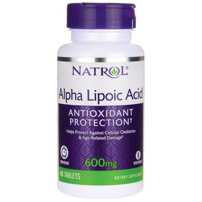 Natrol Alpha Lipoic Acid Time Release, 600mg - 45 tabs