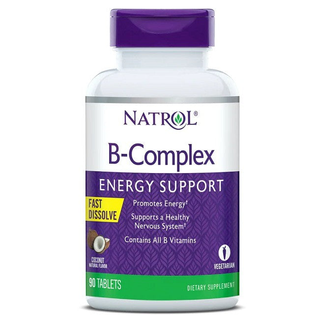 Natrol B-Complex Fast Dissolve, Coconut - 90 tabs
