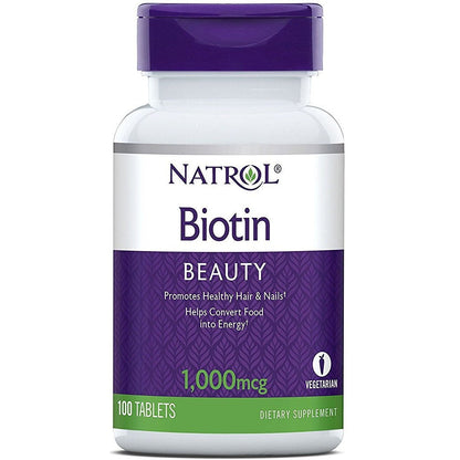 Natrol Biotin, 1000mcg - 100 tabs