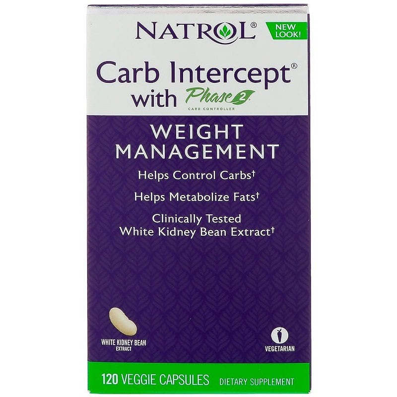 Natrol Carb Intercept with Phase 2 - 120 vcaps