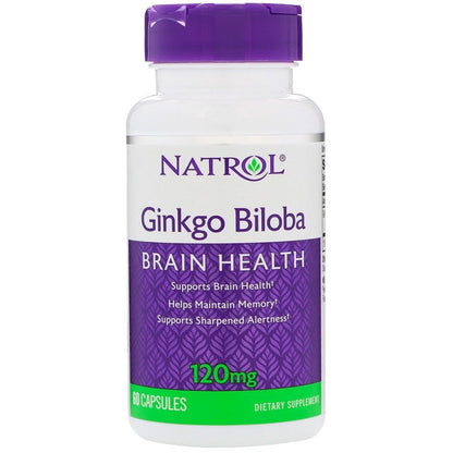 Natrol Ginkgo Biloba, 120mg - 60 caps