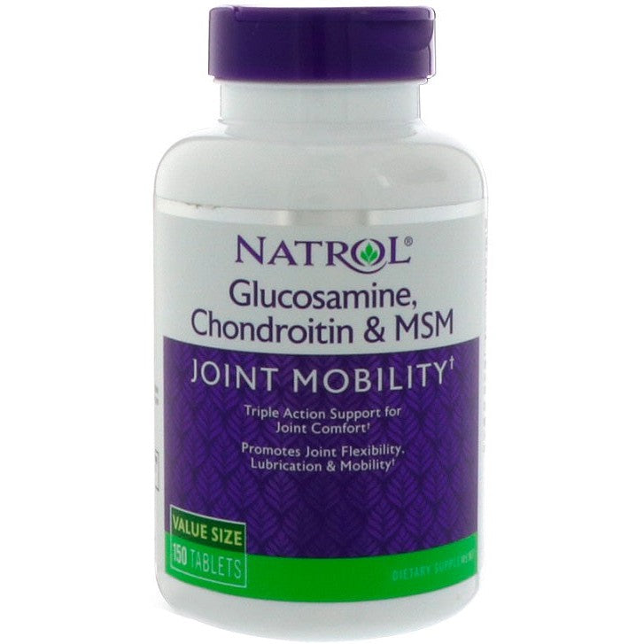 Natrol Glucosamine Chondroitin & MSM - 150 tabs