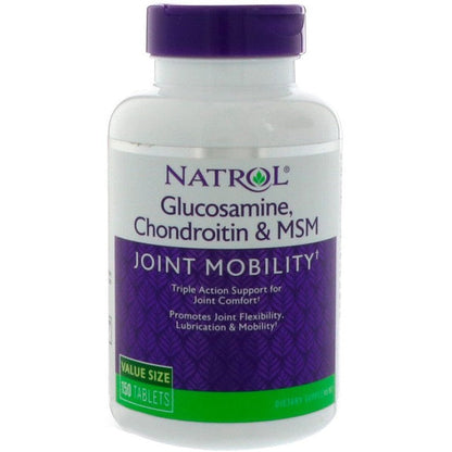 Natrol Glucosamine Chondroitin & MSM - 150 tabs