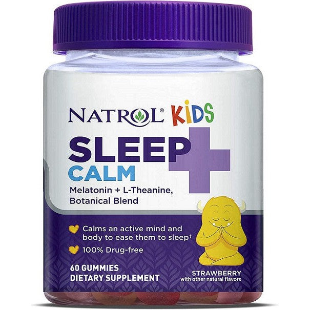Natrol Kids Sleep + Calm, Strawberry - 60 gummies