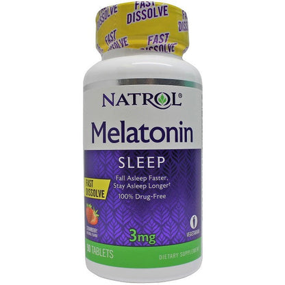 Natrol Melatonin Fast Dissolve, 3mg - 90 tabs