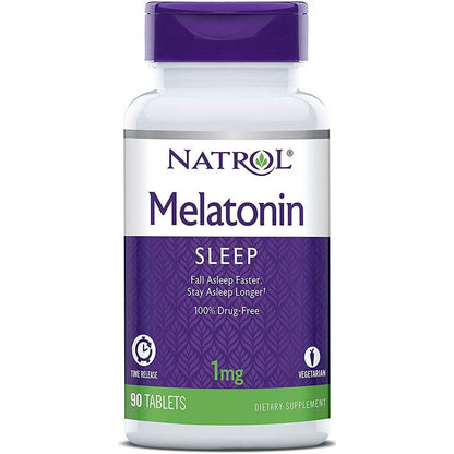 Natrol Melatonin Time Release, 1mg - 90 tabs