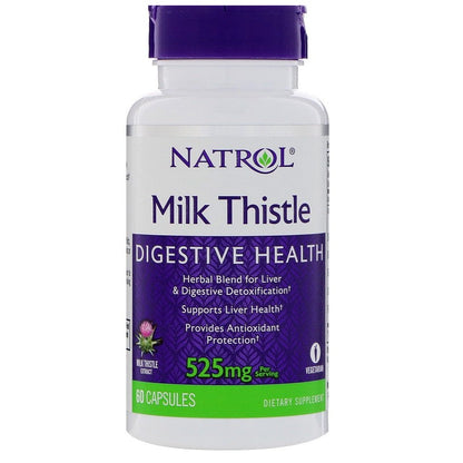 Natrol Milk Thistle, 525mg - 60 caps