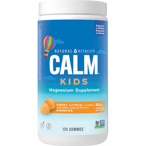 Natural Vitality Calm Kids Gummies, Sweet Citrus - 120 gummies