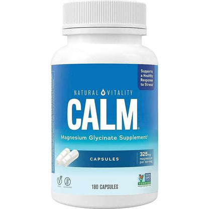 Natural Vitality Calm Magnesium Glycinate - 180 caps