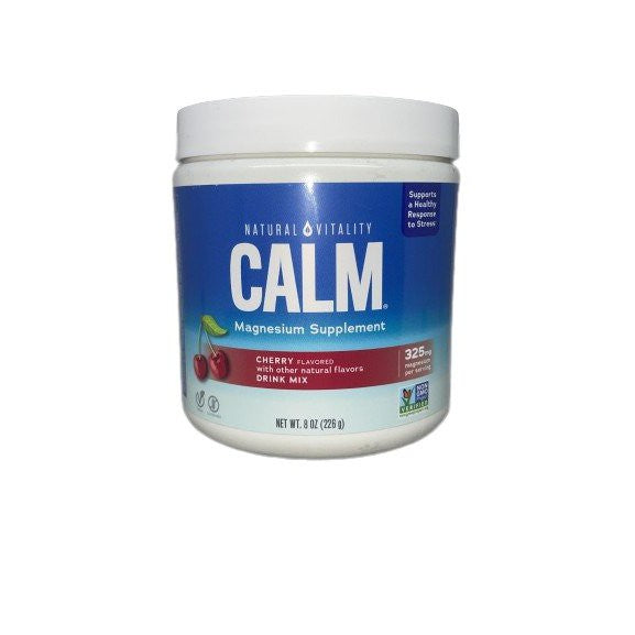 Natural Vitality Calm Magnesium Powder, Cherry - 226g