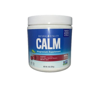 Natural Vitality Calm Magnesium Powder, Cherry - 226g