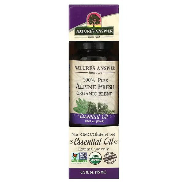 Nature's Answer 100% Pure Alpine Fresh Blend Essential Oil - 15 ml.