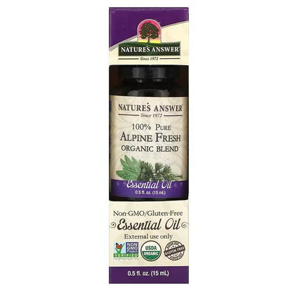 Nature's Answer 100% Pure Alpine Fresh Blend Essential Oil - 15 ml.
