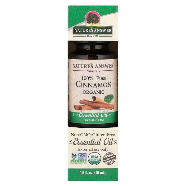 Nature's Answer 100% Pure Cinnamon Essential Oil - 15 ml.