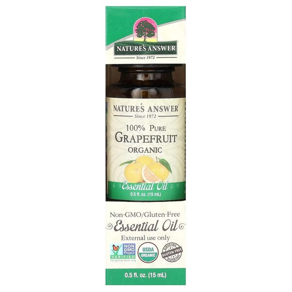 Nature's Answer 100% Pure Grapefruit Essential Oil - 15 ml.